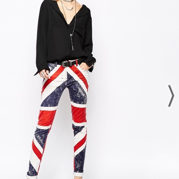Religion Jeans - Union Jack Jeans size 28 - Picture 9 of 11